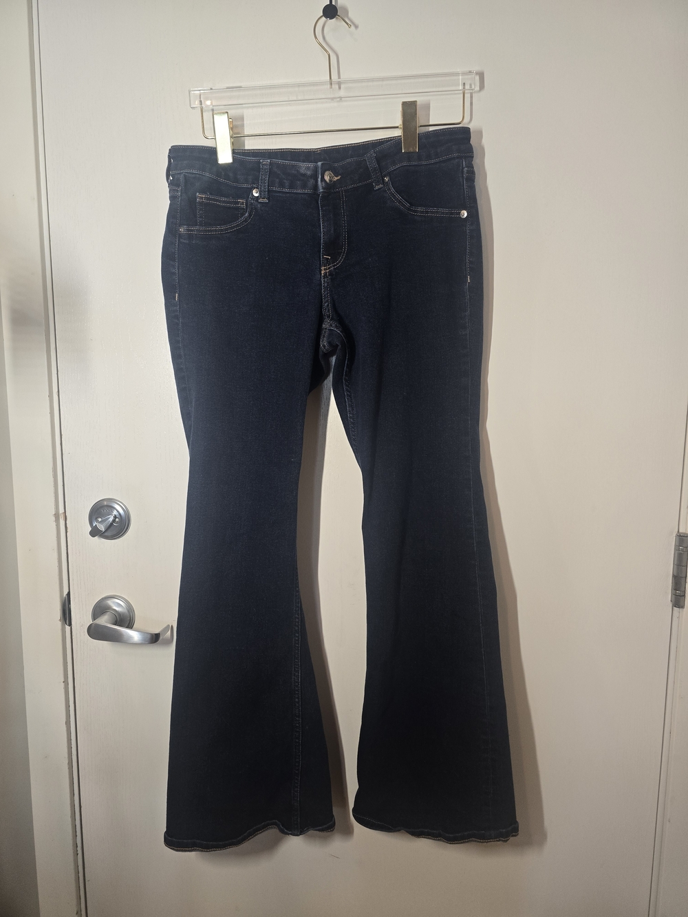 Divided Dark Blue Flare Jeans
